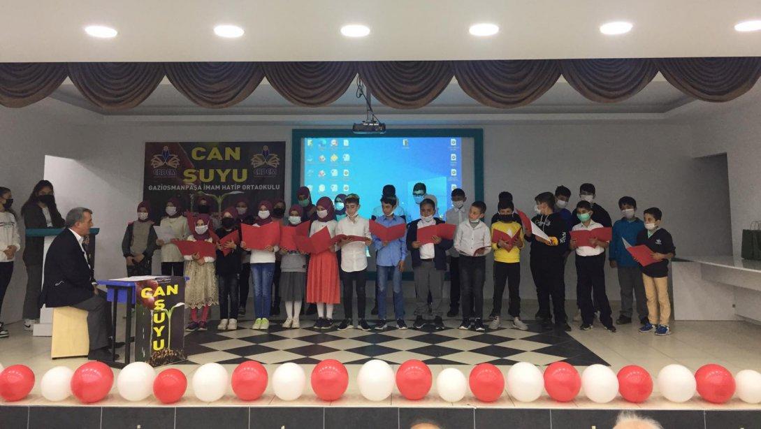 Gazi Osman Paşa İmam Hatip Ortaokulu'nda Can Suyu Projesi Tanıtımı