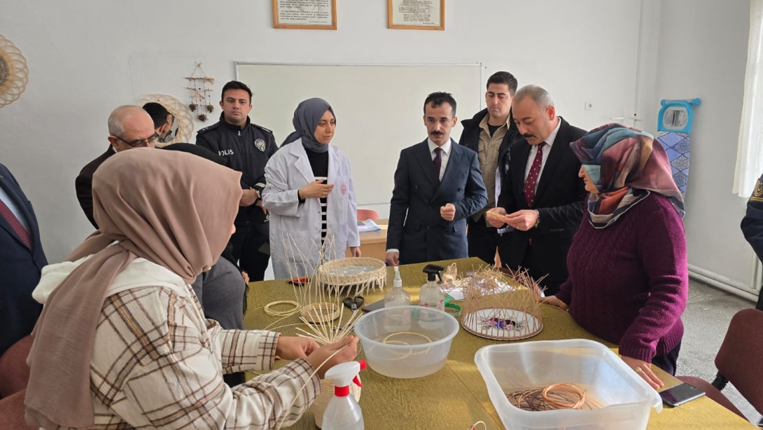 Sayın Ramazan Teke'den Halk Eğitimi Merkezi'ne Ziyaret